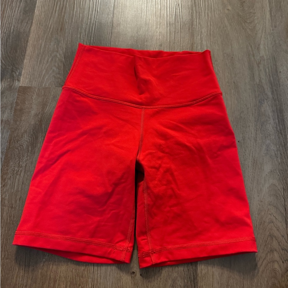 TNA Bike Shorts in Red